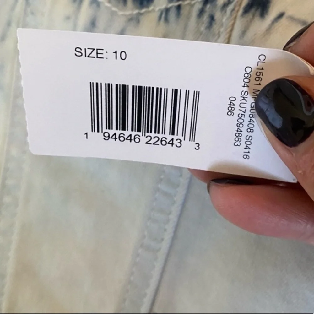 NWT Girls jean jacket